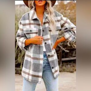 Plaid Flannel Jacket